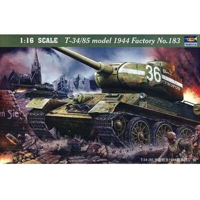 Trumpeter T-34/85 Modell 1944 Fabrik nr.183 - 1:16 Trumpeter T-34/85 Modell 1944 Fabrik nr.183 - 1:16