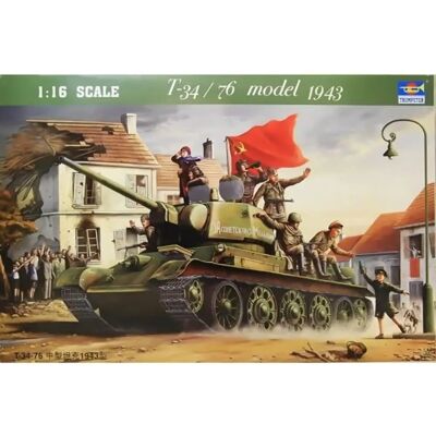 Kit militare T-34/76 Modello 1943 - Scala 1:16 Kit militare T-34/76 Modello 1943 - Scala 1:16