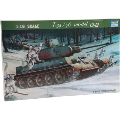 Kit militar T-34/76 Modelo 1942 - Escala 1:16 Kit militar T-34/76 Modelo 1942 - Escala 1:16