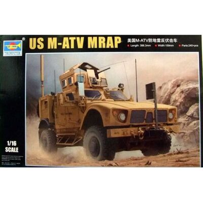 Trumpeter US M-ATV MRAP Kit - Militärmodell 1:16 Trumpeter US M-ATV MRAP Kit - Militärmodell 1:16