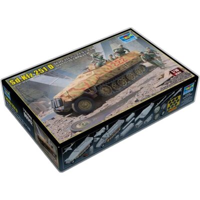 Trumpeter Sd.Kfz 251D Model Kit - WWII Military Vehicle Trumpeter Sd.Kfz 251D Model Kit - WWII Military Vehicle