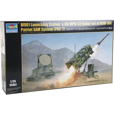 Trumpeter M901 Lancering Station 1:35 Militair Model Trumpeter M901 Lancering Station 1:35 Militair Model