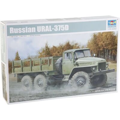 Militaire modelbouw Ural-375D - Vrachtwagen 6x6 1:35 Militaire modelbouw Ural-375D - Vrachtwagen 6x6 1:35