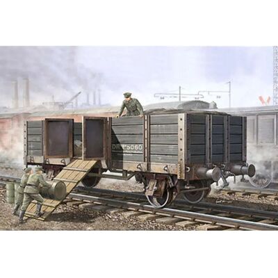 Trumpeter Tysk järnvägs-gondola - Militärmodell 1:35 Trumpeter Tysk järnvägs-gondola - Militärmodell 1:35