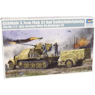 Trumpeter German 1/35 Scale Flak 37 Military Model Kit Trumpeter German 1/35 Scale Flak 37 Military Model Kit