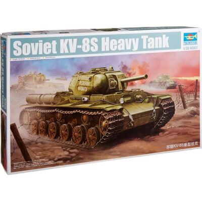 Trumpeter KV-8S Schwerer Tank Bausatz - 1:35 Maßstab Trumpeter KV-8S Schwerer Tank Bausatz - 1:35 Maßstab
