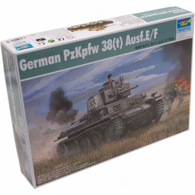 Trumpeter Pz.Kpfw 38(t) Ausf.E/F Model - 1:35 Vliegtuig Trumpeter Pz.Kpfw 38(t) Ausf.E/F Model - 1:35 Vliegtuig