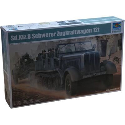 Trumpeter Sd.Kfz.8 Schwerer Zugkraftwagen 12t 1/35 - Militärmodellbausatz Trumpeter Sd.Kfz.8 Schwerer Zugkraftwagen 12t 1/35 - Militärmodellbausatz