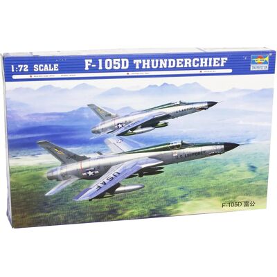 Trumpeter F-105D Thunderchief Model kit - Schaal 1:72 Trumpeter F-105D Thunderchief Model kit - Schaal 1:72