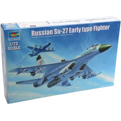 Trumpeter Sukhoi SU-27 Flanker Early Modellbausatz - Flugzeug Trumpeter Sukhoi SU-27 Flanker Early Modellbausatz - Flugzeug