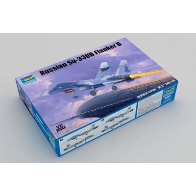 Trumpeter Sukhoi SU-33UB Flanker D Modelbouw - 1:72 - Vliegtuig Trumpeter Sukhoi SU-33UB Flanker D Modelbouw - 1:72 - Vliegtuig