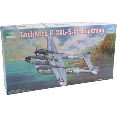 Maqueta de avión P-38L-5-LO RELÁMPAGO 1:32 de Trumpeter Maqueta de avión P-38L-5-LO RELÁMPAGO 1:32 de Trumpeter