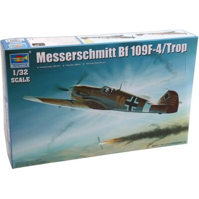Trumpeter Messerschmitt Bf 109F-4 - Aircraft Model Kit Trumpeter Messerschmitt Bf 109F-4 - Aircraft Model Kit