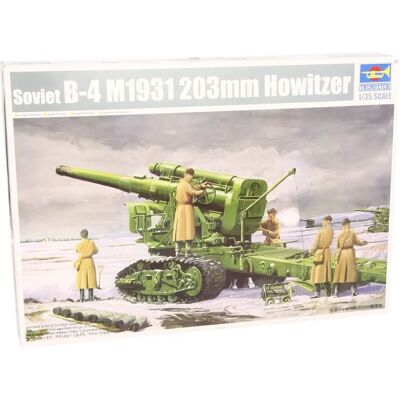 Kit de modelo de obús soviético B-4 M1531 203mm - Trumpeter Kit de modelo de obús soviético B-4 M1531 203mm - Trumpeter