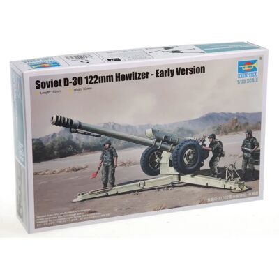 Kit de modèle d’artillerie soviétique D-30 122mm - Trumpeter - Publicité Kit de modèle d’artillerie soviétique D-30 122mm - Trumpeter - Publicité