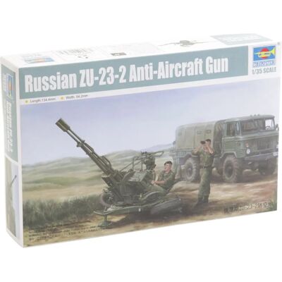 Trumpeter ZU-23-2 Canon anti-aérien russe 1/35 - Maquette militaire - Publicité Trumpeter ZU-23-2 Canon anti-aérien russe 1/35 - Maquette militaire - Publicité