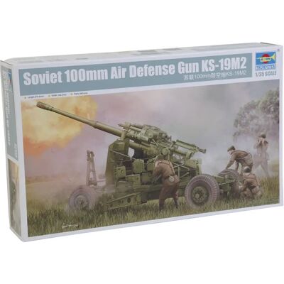 Trumpeter Sovjet 100mm Luchtafweer Kanon Modelbouw - 1:35 Trumpeter Sovjet 100mm Luchtafweer Kanon Modelbouw - 1:35