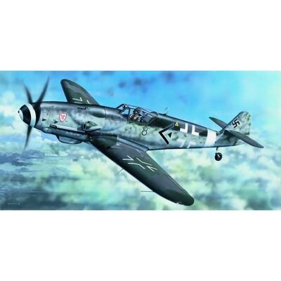 Trumpeter Bf 109G-10 Modellbausatz - Maßstab 1:24 Flugzeug Trumpeter Bf 109G-10 Modellbausatz - Maßstab 1:24 Flugzeug