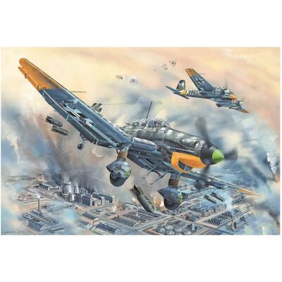 Trumpeter Junkers Ju-87D-5 Stuka 1:24 Flugzeugmodell - Hochdetailliert Trumpeter Junkers Ju-87D-5 Stuka 1:24 Flugzeugmodell - Hochdetailliert