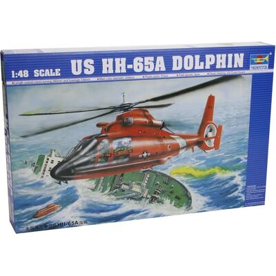 Kit de Modèle HH-65A DOLPHIN de Trumpeter - Échelle 1:48 - Hélicoptère Militaire - Publicité Kit de Modèle HH-65A DOLPHIN de Trumpeter - Échelle 1:48 - Hélicoptère Militaire - Publicité