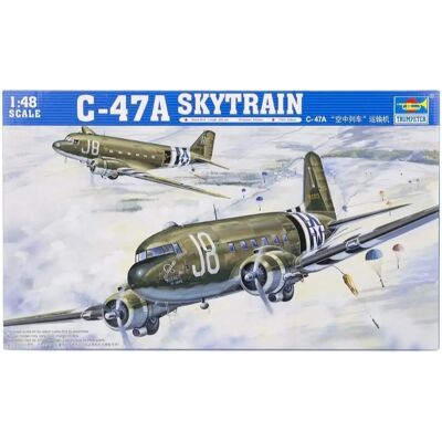 Maquette Trumpeter Douglas C-47A Skytrain - Avion Militaire WWII - Publicité Maquette Trumpeter Douglas C-47A Skytrain - Avion Militaire WWII - Publicité