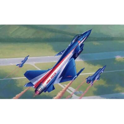 Trumpeter J-10AY Kraftiger Drache Ba Yi Akrobatik-Team - Modellflugzeugbausatz Trumpeter J-10AY Kraftiger Drache Ba Yi Akrobatik-Team - Modellflugzeugbausatz