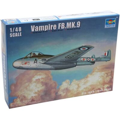 Trumpeter Havilland Vampire FB.9 - Flygplanskitt Trumpeter Havilland Vampire FB.9 - Flygplanskitt