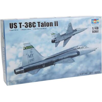 Kit de avião Trumpeter T-38C TALON II 1/48 - Modelo Kit de avião Trumpeter T-38C TALON II 1/48 - Modelo