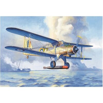 Fairey Albacore - WW2 Britisches Marine-Doppeldecker-Torpedobomber Modell 1:48 Fairey Albacore - WW2 Britisches Marine-Doppeldecker-Torpedobomber Modell 1:48