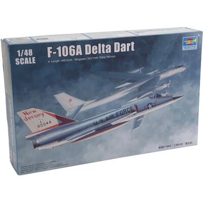 Trumpeter Convair F-106A Delta Dart - Modellino di aereo Trumpeter Convair F-106A Delta Dart - Modellino di aereo