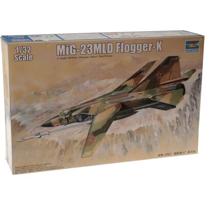 Trumpeter MIG-23MLD FLOGGER-K 1:32 Model Kit - Aircraft Trumpeter MIG-23MLD FLOGGER-K 1:32 Model Kit - Aircraft