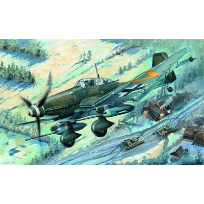 Kit modello JUNKERS JU-87G-2 STUKA 1/32 - Trumpeter Kit modello JUNKERS JU-87G-2 STUKA 1/32 - Trumpeter