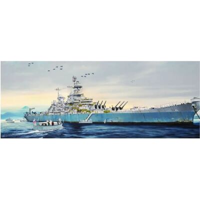 Kit Modèle USS Missouri BB-63 de Trumpeter - Échelle 1:200 - Armure Statique - Publicité Kit Modèle USS Missouri BB-63 de Trumpeter - Échelle 1:200 - Armure Statique - Publicité