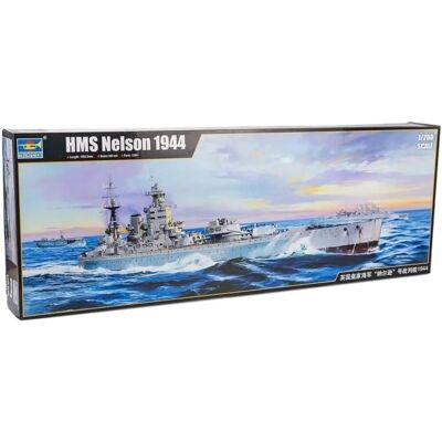 Trumpeter HMS NELSON 1944 Skeppsmodell - 1:200 Skala Trumpeter HMS NELSON 1944 Skeppsmodell - 1:200 Skala