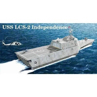 Zestaw modelu samolotu USS Independence LCS-2 firmy Trumpeter - Z instrukcją montażu Zestaw modelu samolotu USS Independence LCS-2 firmy Trumpeter - Z instrukcją montażu