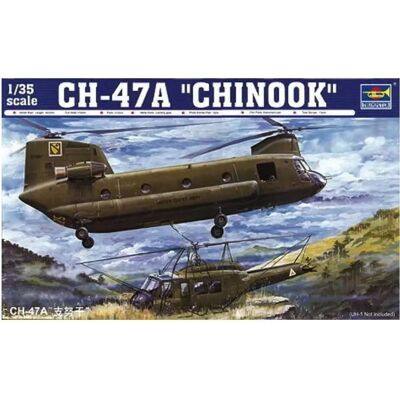 Kit de Modèle d'Hélicoptère CH-47A CHINOOK de Trumpeter - 1/35 - TSM-5104 - Publicité Kit de Modèle d'Hélicoptère CH-47A CHINOOK de Trumpeter - 1/35 - TSM-5104 - Publicité