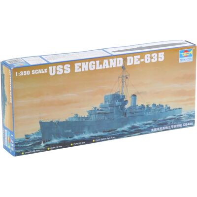 Trumpeter USS ENGLAND DE-635 Model Kit - 1:350 Scale Trumpeter USS ENGLAND DE-635 Model Kit - 1:350 Scale