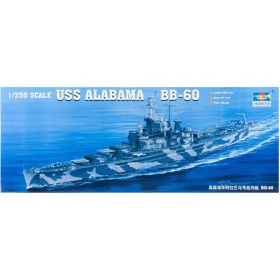 Trumpeter USS ALABAMA BB-60 Modellbausatz - 1:350 - Kunststoff - Erwachsene Trumpeter USS ALABAMA BB-60 Modellbausatz - 1:350 - Kunststoff - Erwachsene