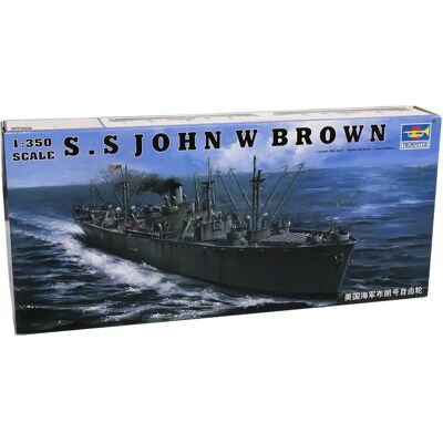 Zestaw modelu statku S.S. John W. Brown od Trumpeter - Skala 1:350 Zestaw modelu statku S.S. John W. Brown od Trumpeter - Skala 1:350