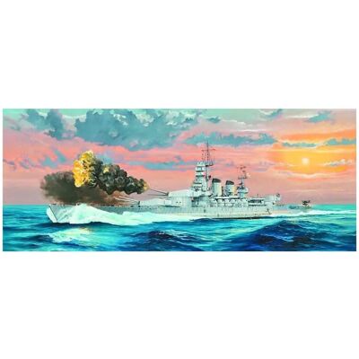 Trumpeter RN Littorio Schlachtschiff Modellbausatz - 1:350 Trumpeter RN Littorio Schlachtschiff Modellbausatz - 1:350