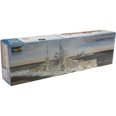Kit de Modelo HMS Queen Elizabeth de Trumpeter - Escala 1:350 Kit de Modelo HMS Queen Elizabeth de Trumpeter - Escala 1:350
