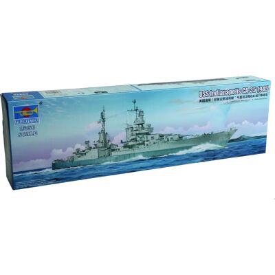 Kit maquette de bateau USS Indianapolis CA-35 - Échelle 1:350 Kit maquette de bateau USS Indianapolis CA-35 - Échelle 1:350