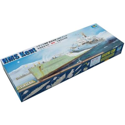 Trumpeter HMS Kent Modellbausatz 1:350 - Schiffmodell - Trum05352 Trumpeter HMS Kent Modellbausatz 1:350 - Schiffmodell - Trum05352