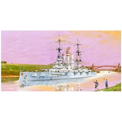 Trumpeter Schleswig-Holstein Battleship 1908 Model Kit - 1:350 Scale Trumpeter Schleswig-Holstein Battleship 1908 Model Kit - 1:350 Scale