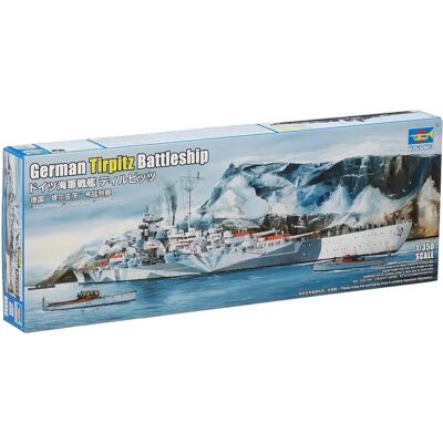 Trumpeter Deutsches Tirpitz Schlachtschiff Bausatz - 1:350 Trumpeter Deutsches Tirpitz Schlachtschiff Bausatz - 1:350