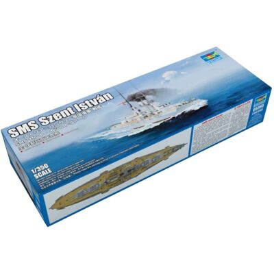 Trumpeter SMS Szent Istvan Model Kit - 1:350 Scale Ship Trumpeter SMS Szent Istvan Model Kit - 1:350 Scale Ship