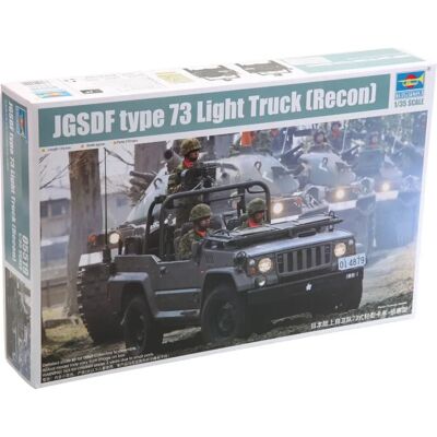 Kit de Modèle Trumpeter JGSDF Type 73 Light Truck - Avion de Reconnaissance - Publicité Kit de Modèle Trumpeter JGSDF Type 73 Light Truck - Avion de Reconnaissance - Publicité