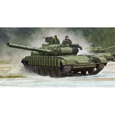 Kit de Modelo Militar T-64BV Mod 1985 de Trumpeter - 1/35 Kit de Modelo Militar T-64BV Mod 1985 de Trumpeter - 1/35