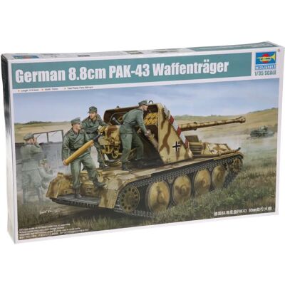 Kit Modello Militare 1:35 Waffentrager PAK-43 Trumpeter Kit Modello Militare 1:35 Waffentrager PAK-43 Trumpeter