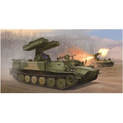 Kit modellistico militare russo 1:35 Trumpeter 9K35 Strela-10 SA-13 Gopher Kit modellistico militare russo 1:35 Trumpeter 9K35 Strela-10 SA-13 Gopher